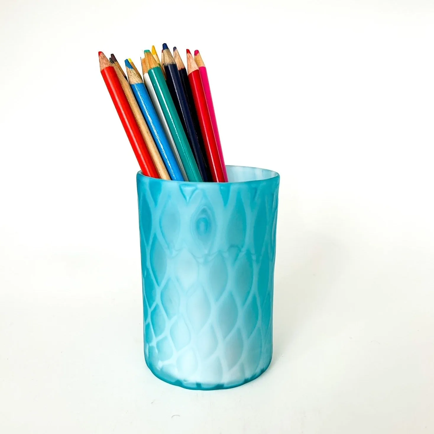 Blue Diamond Quilted Tumbler