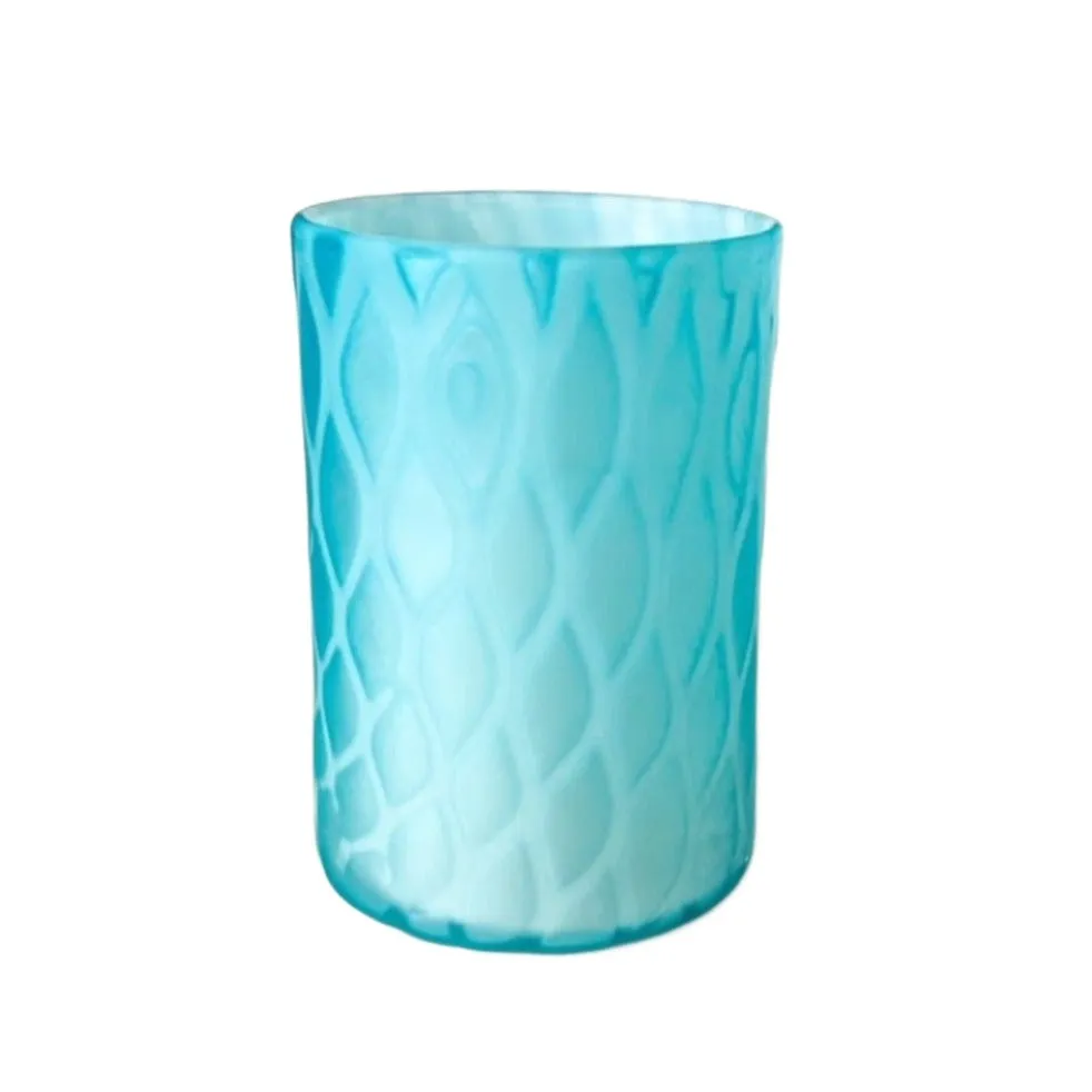 Blue Diamond Quilted Tumbler