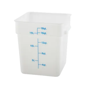 BPA Free Poly 18 qt. Storage Container