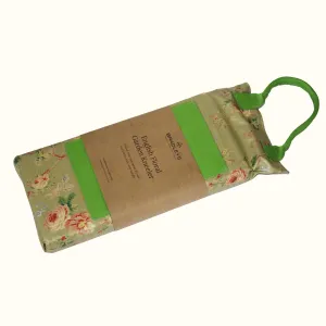 Bradley's Tannery Green Floral PU and Leather Gardeners' Kneeler