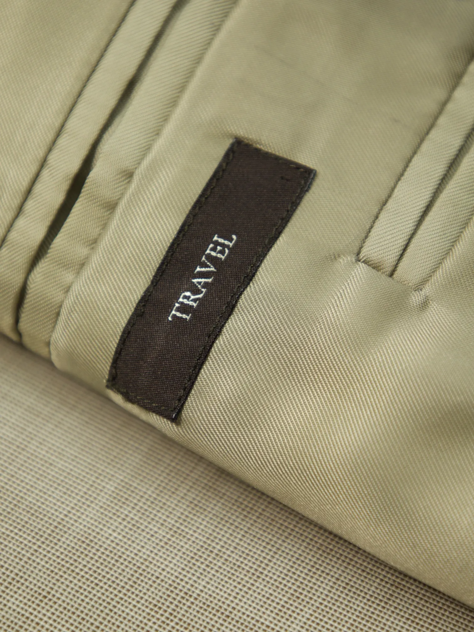 Canali Taupe Travel Wool Shadow-Check Suit