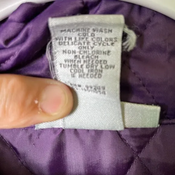 Catherine's Purple Quilted Button Down / Zippered Jacket | Size 1X