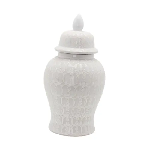 Ceramic Jar Interior Design Table Center Vase for Living Room Office Kitchen|Home & Garden |1 Ceramic Ginger Jar