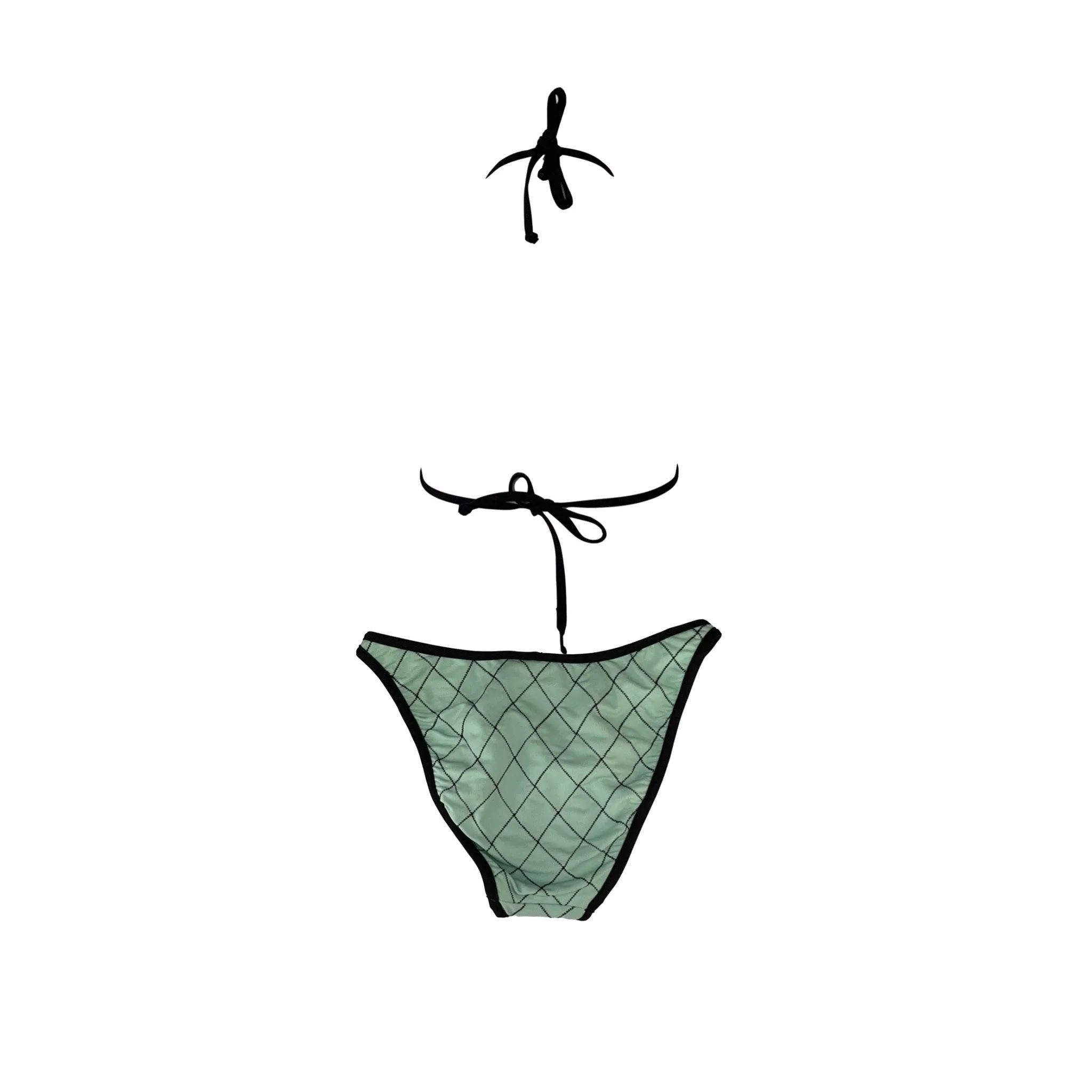 Chanel Mint Quilted Bikini