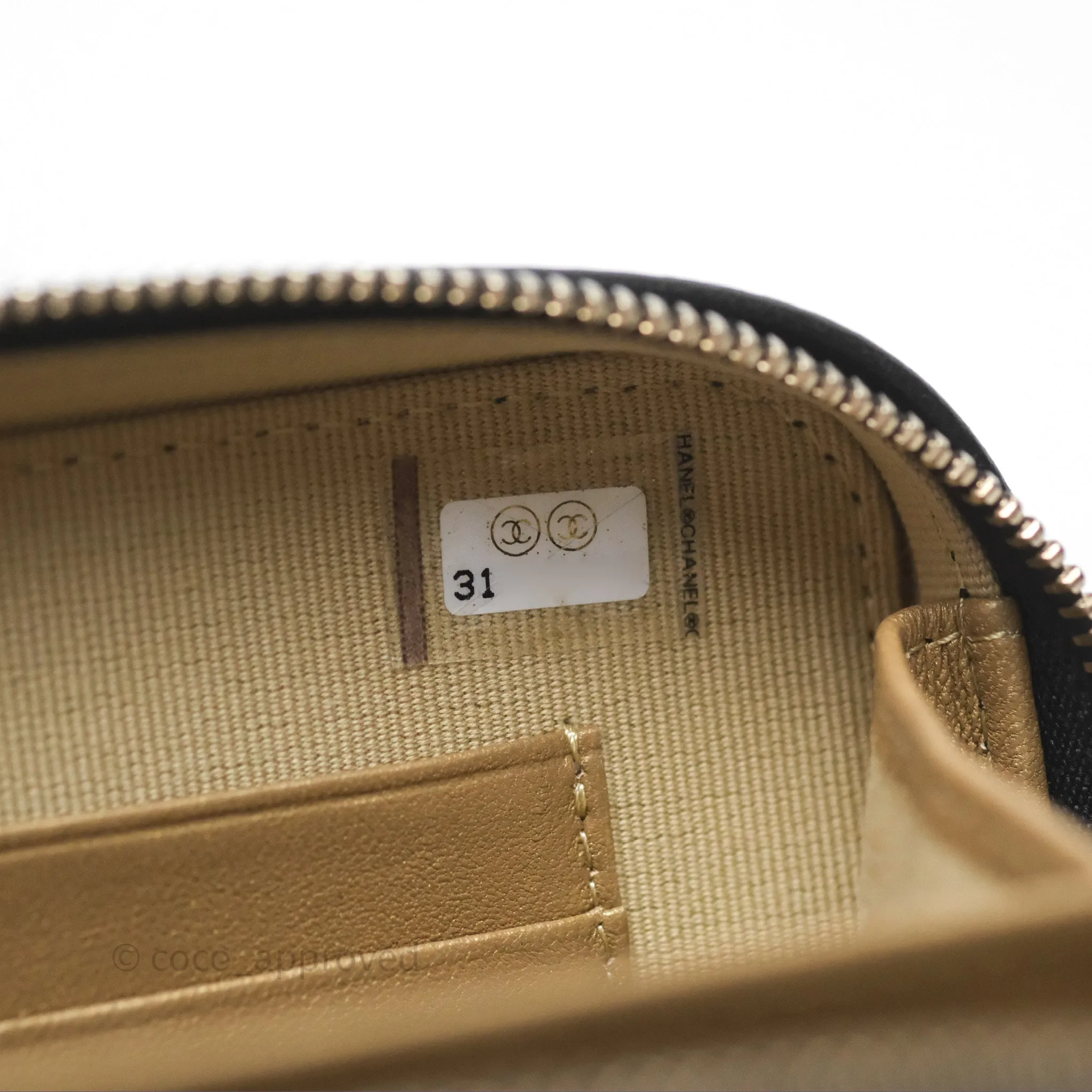 Chanel Pearl Crush Quilted Camera Bag Black Lambskin Aged Gold Hardware