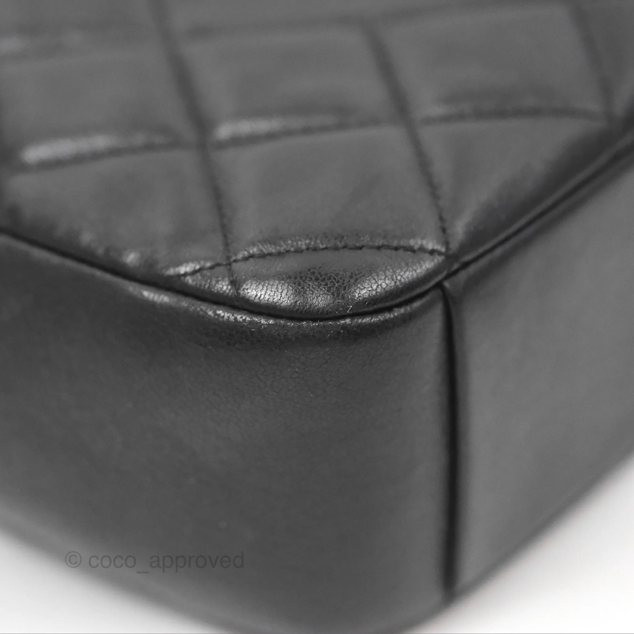 Chanel Small CC Camera Bag Quilted Black Lambskin Gold Hardware