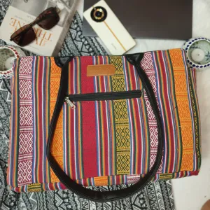 Chic Laptop Totes Multicolour Prints.