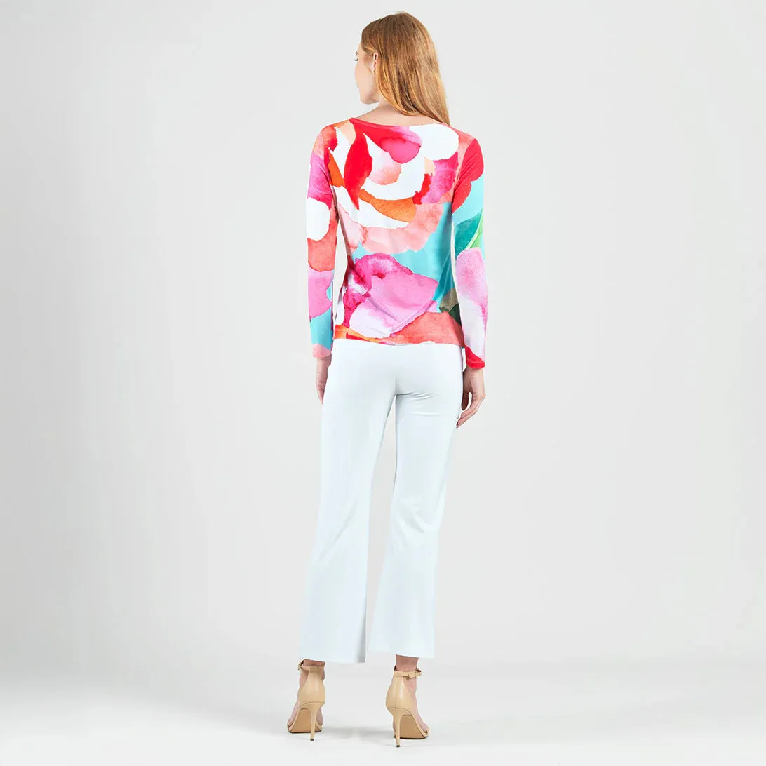 Clara Sunwoo Floral Side Tie Top