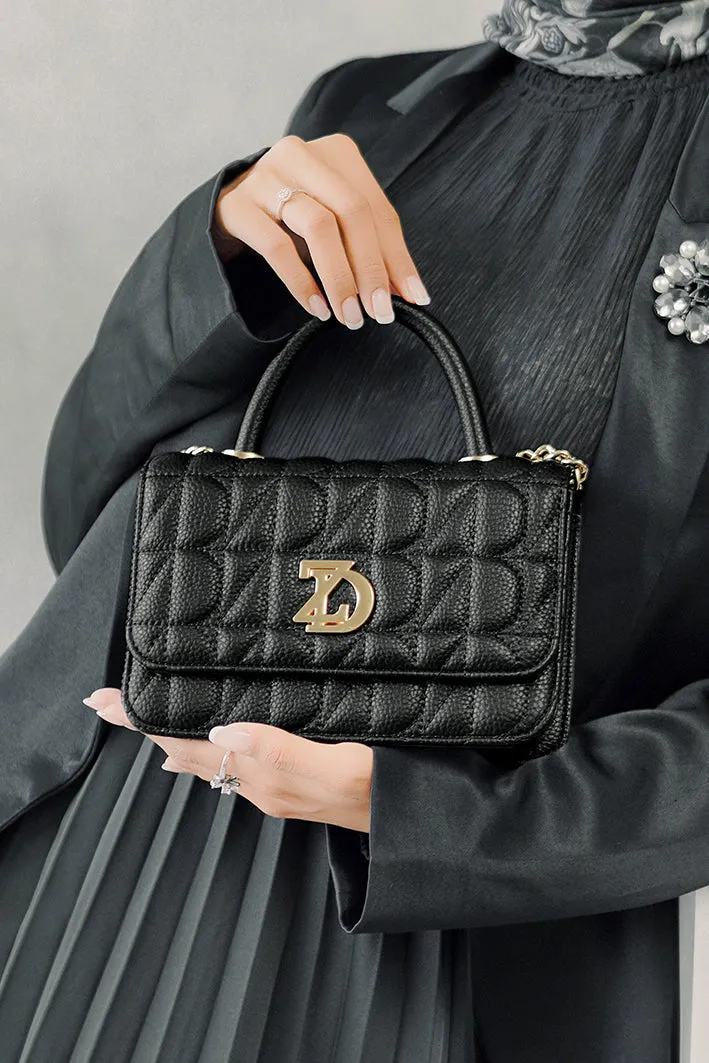 Cleine Top Handle Bag - Black