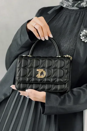 Cleine Top Handle Bag - Black