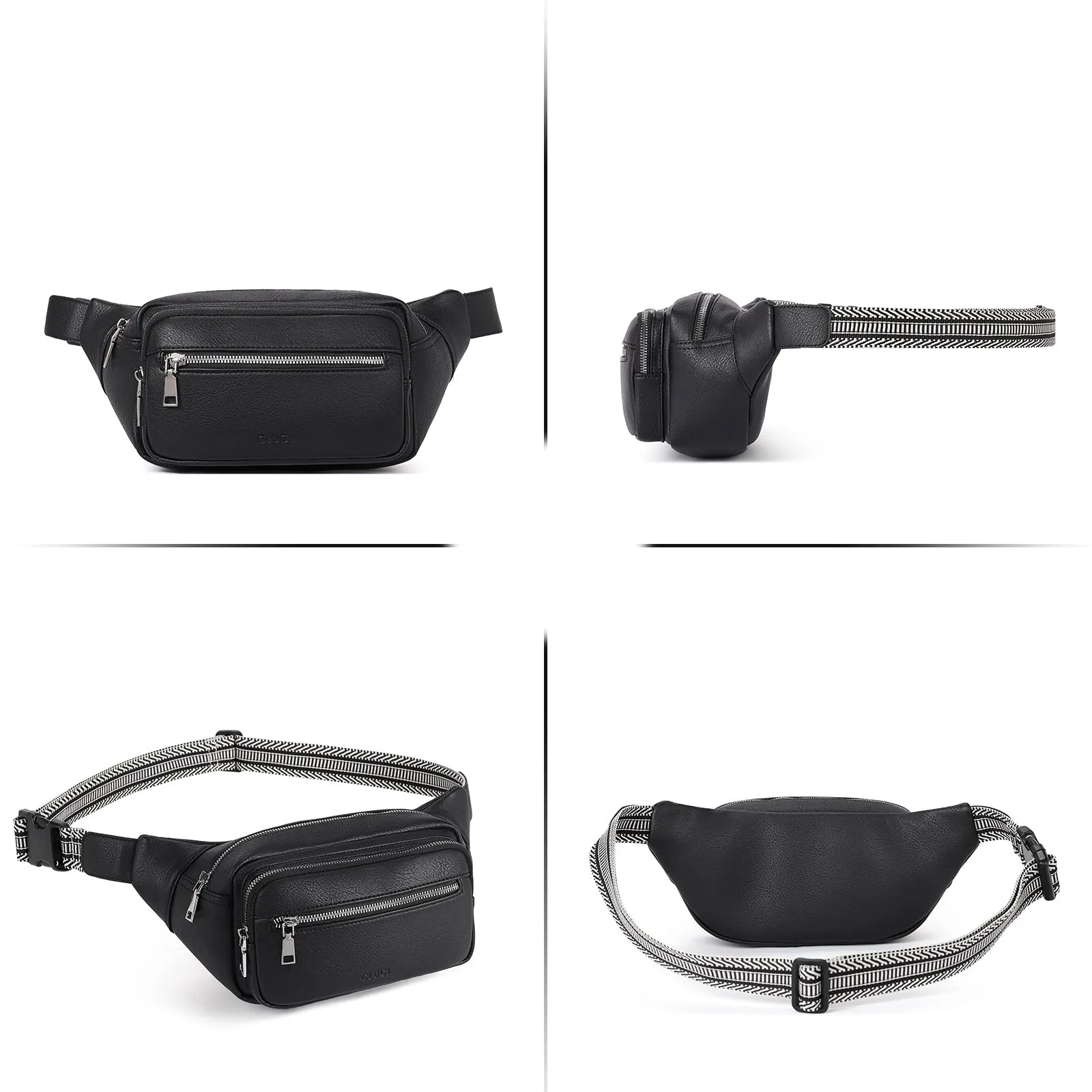 CLUCI Trendy Fanny Belt Sling Bag Crossbody Purse for Travel, Outdoors, Gym and Workouts