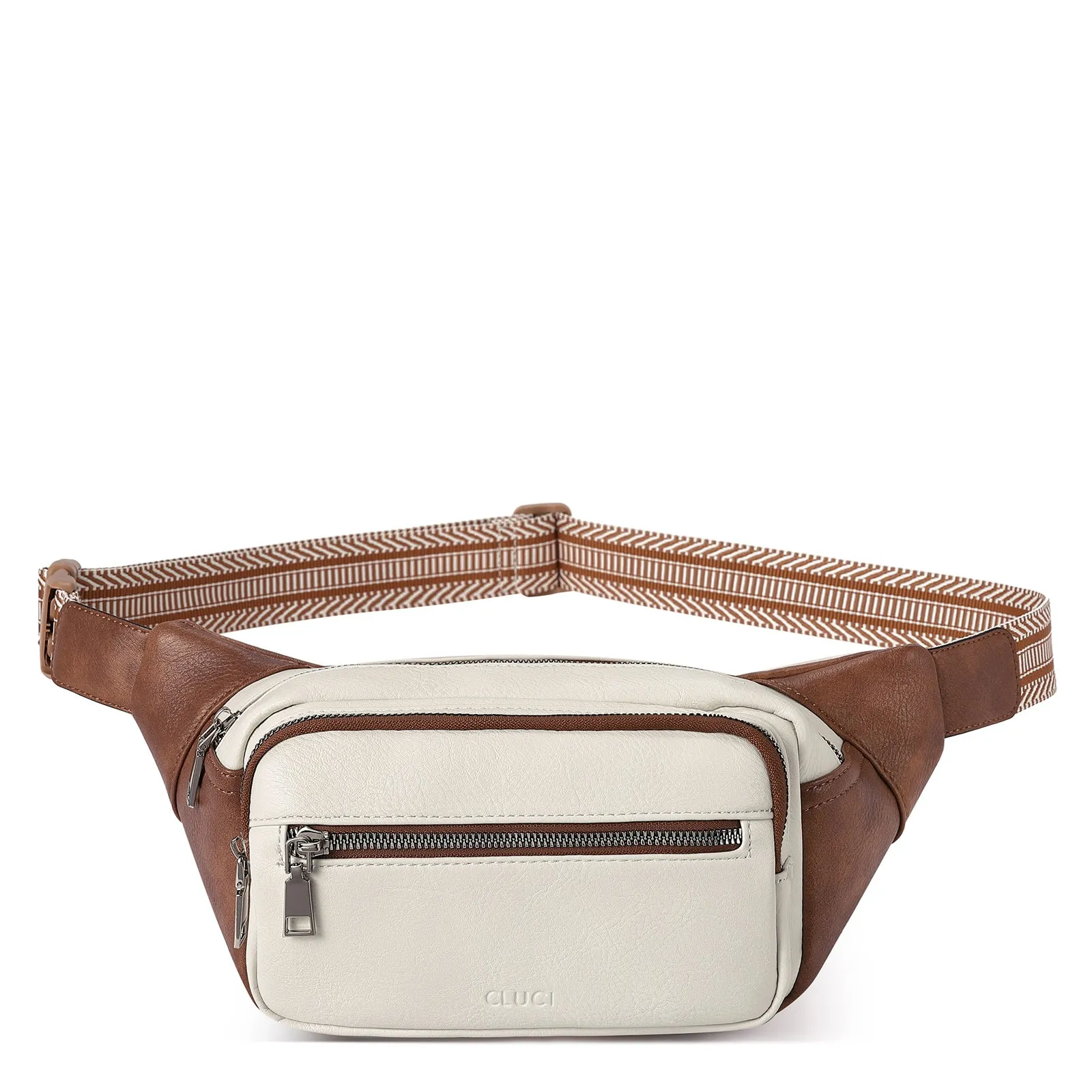 CLUCI Trendy Fanny Belt Sling Bag Crossbody Purse for Travel, Outdoors, Gym and Workouts