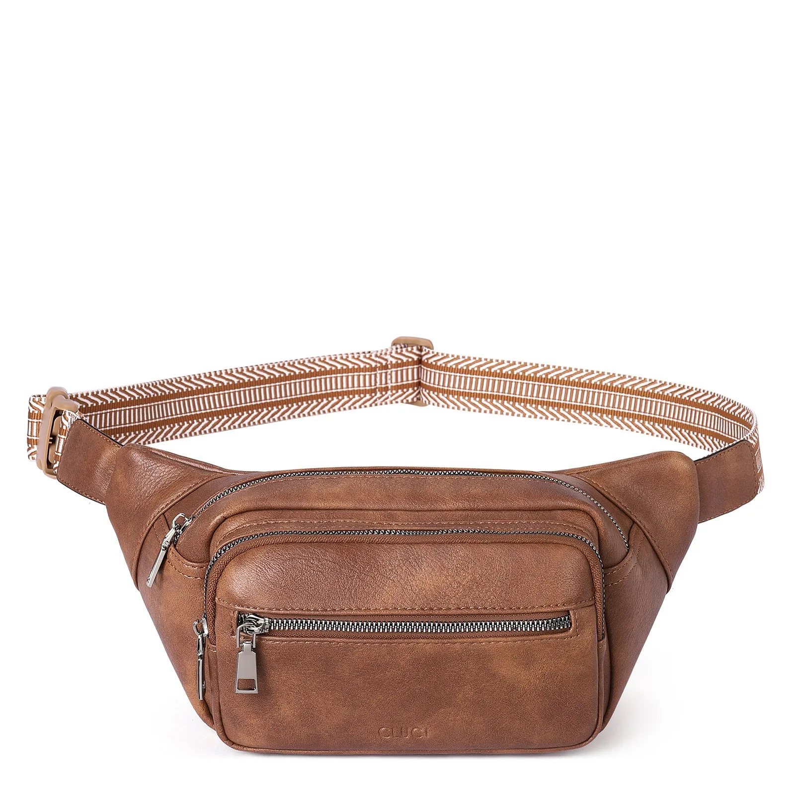 CLUCI Trendy Fanny Belt Sling Bag Crossbody Purse for Travel, Outdoors, Gym and Workouts