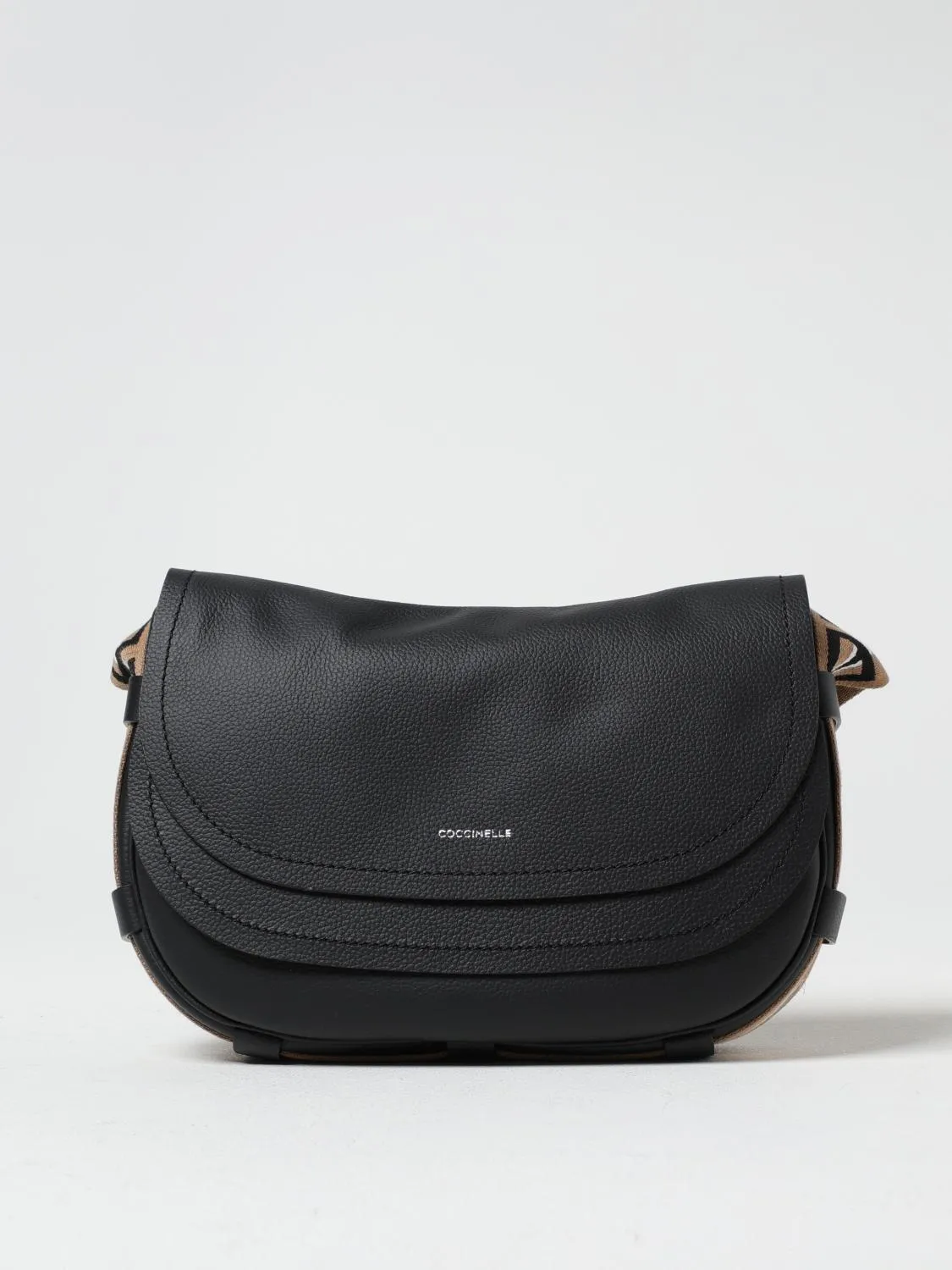 Coccinelle Crossbody Bags Woman Beige