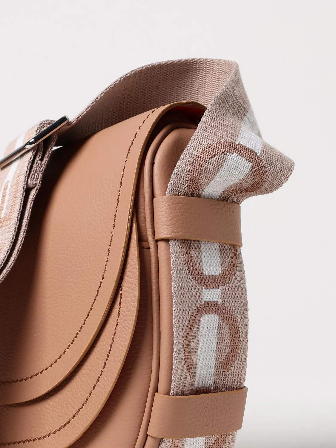 Coccinelle Crossbody Bags Woman Beige