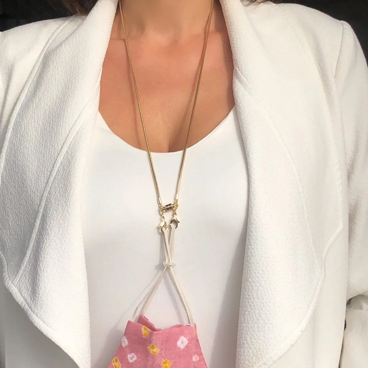 Convertible Snake Chain Necklace For Glasses