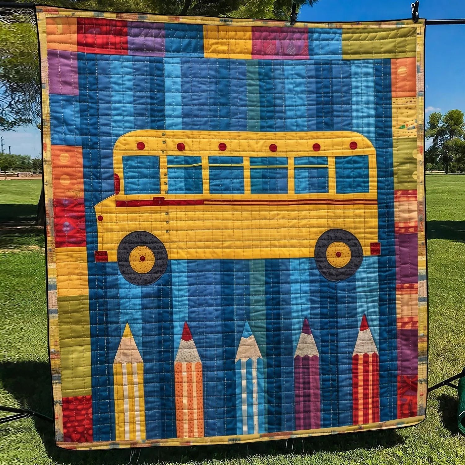 Creative Classroom Quilted Blanket NCU0TL806