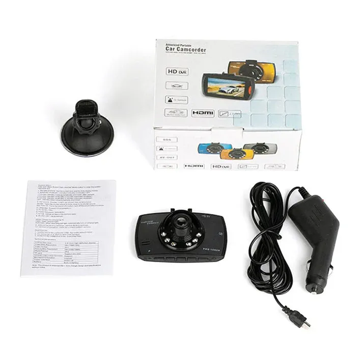 Crony G30 Single-Camera pushbutton dashcam driving recorder car DVR camera full HD loop recording