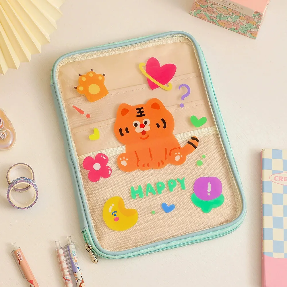 Cute Animal Ipad Tablet PVC Storage Bag
