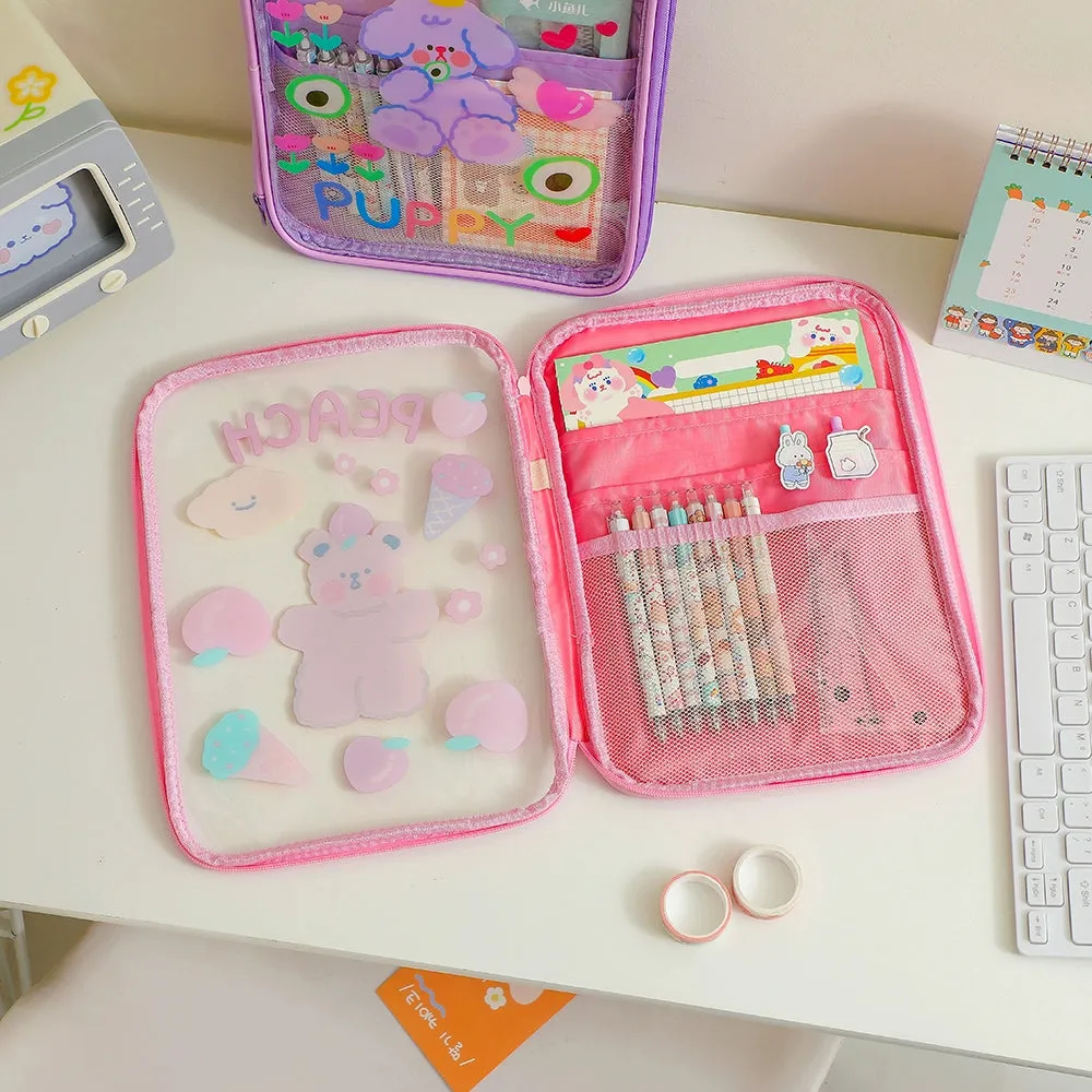 Cute Animal Ipad Tablet PVC Storage Bag
