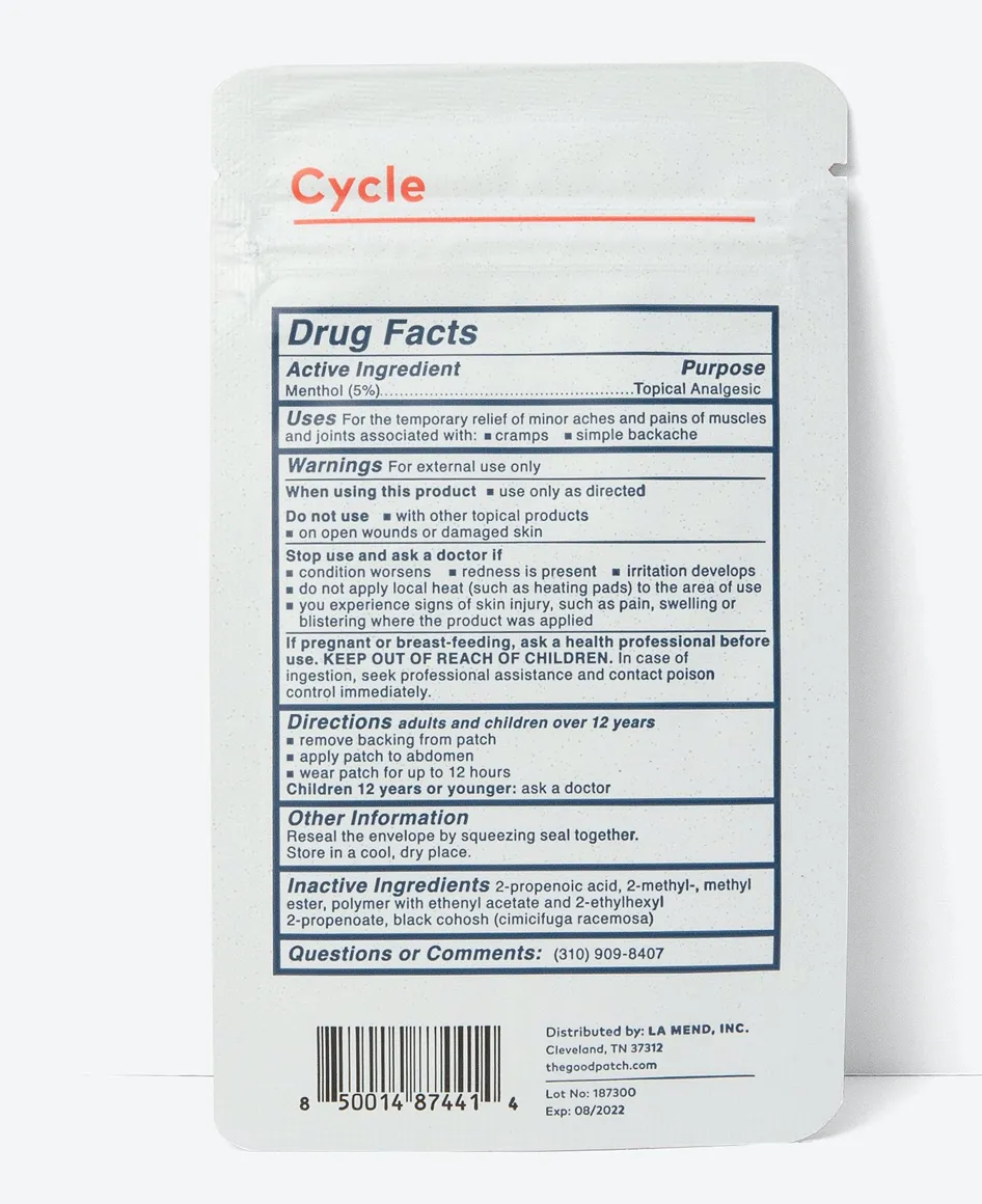 Cycle Patch - 4 Pack