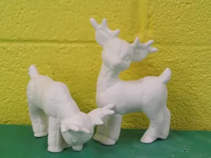 Deer - Quilted, 2pc