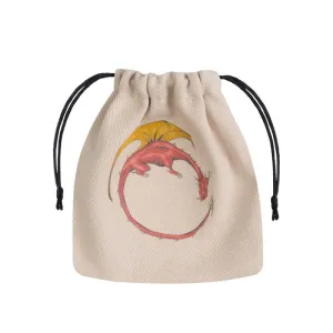 Dice Bag - Dragon Beige and Multicolour