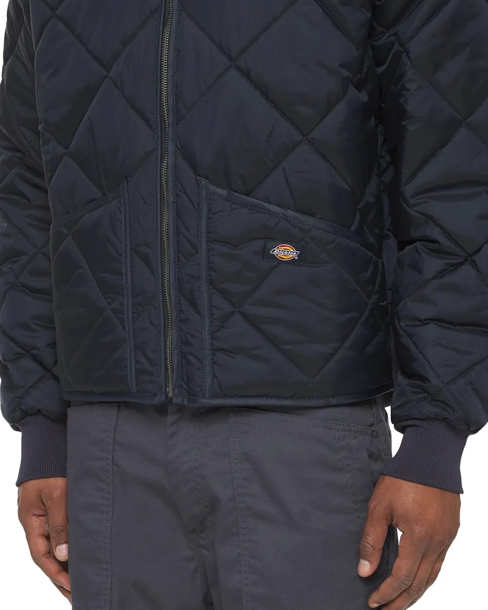 Dickies Mens Diamond Quilted Nylon Jacket