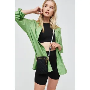 Divide and Conquer Quilted Crossbody