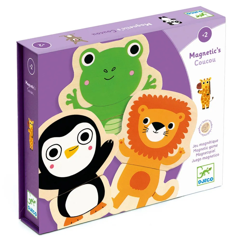 Djeco Wooden Magnetic Jungle Set