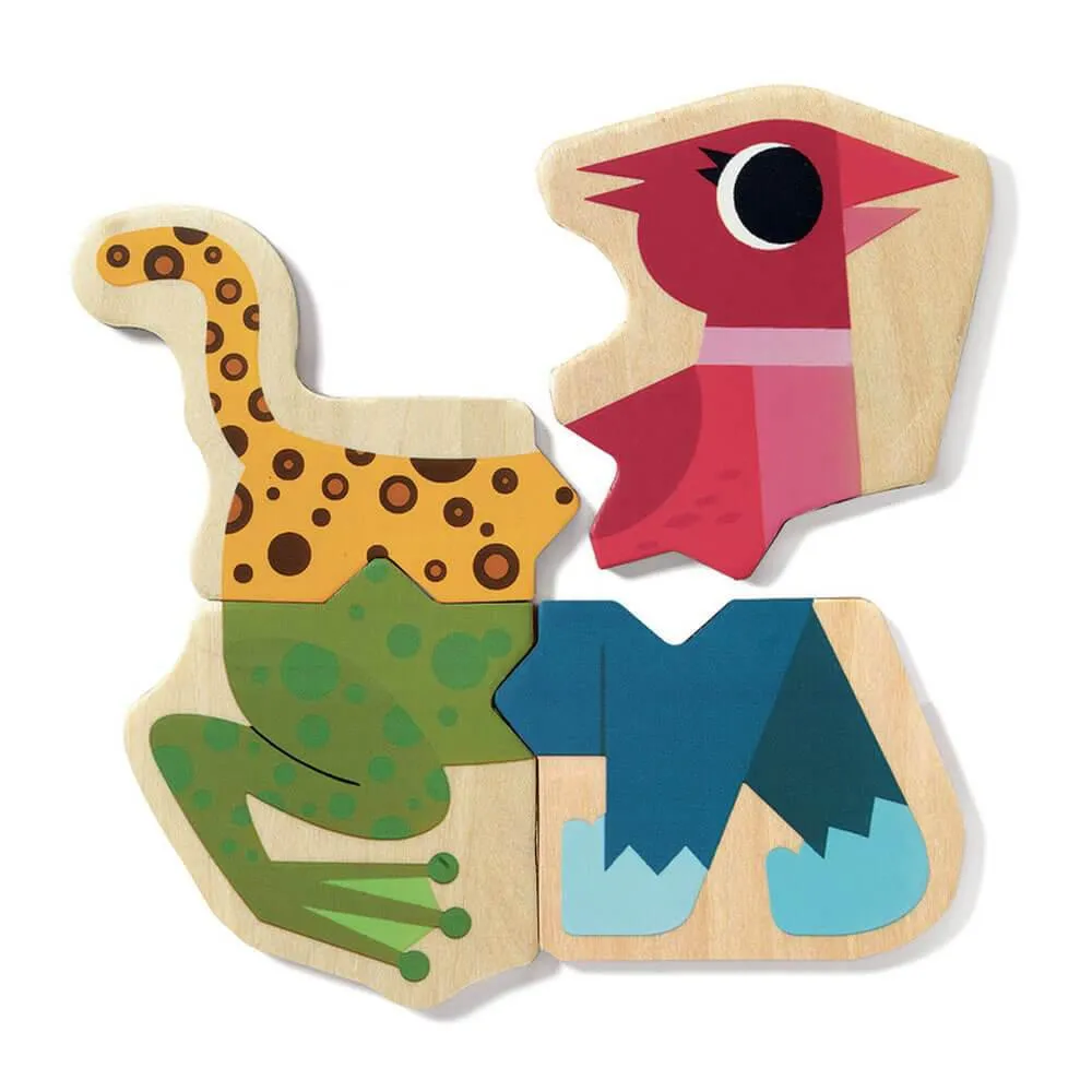 Djeco Wooden Magnetic Mixanimo Set