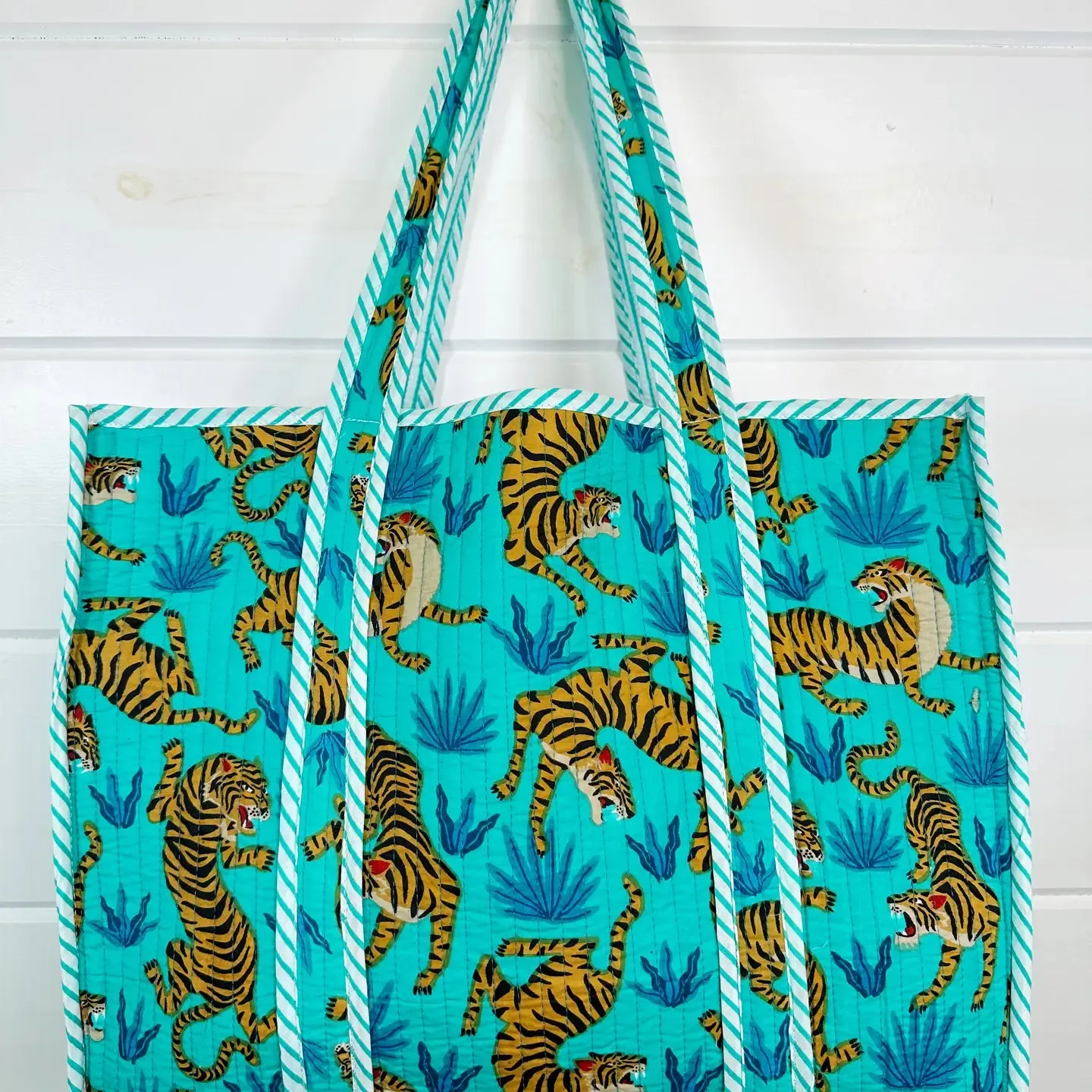 Emma Quilted Large Tote Bag