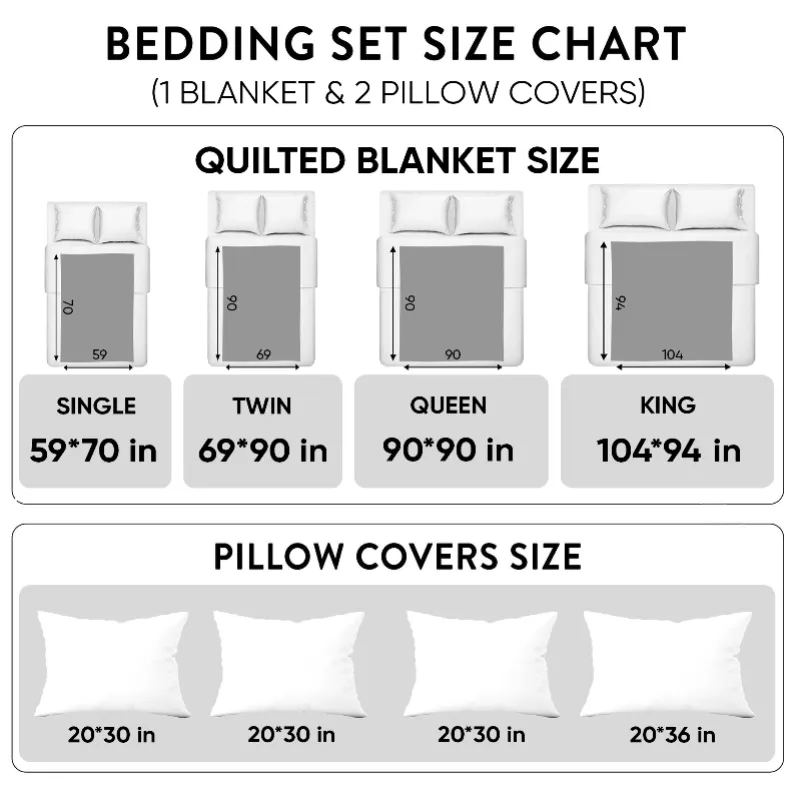 Enchanted Forest 3-Piece Quilted Bedding Set NCU0NVH103