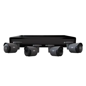 ESP RHD4KB4B2TB RekorHD 2MP Analogue 4CH 4 Camera Bullet Kit 2TB Black