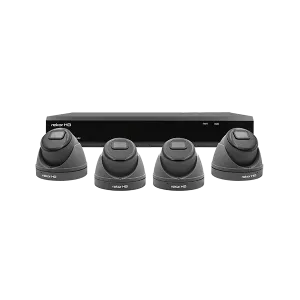 ESP RHD4KD4G1TB Rekor HD 4 Channel HD 1TB 4x Grey Dome Camera Kit