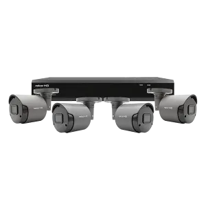 ESP RHD8KB4G2TB Rekor HD 8 Channel HD 2TB 4x Grey Bullet Camera Kit