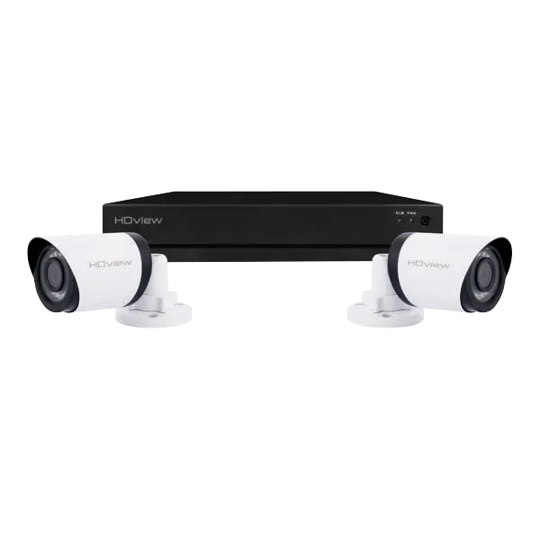 ESP SHDV4KB2W4TB HDview 4MP Super HD 4 Channel 4TB 2x White Bullet Camera Kit