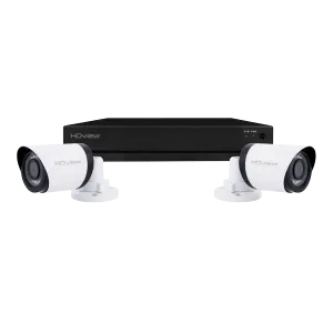 ESP SHDV4KB2W4TB HDview 4MP Super HD 4 Channel 4TB 2x White Bullet Camera Kit
