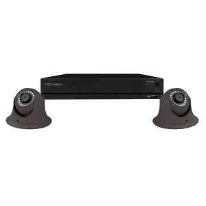 ESP SHDV4KD2G4TB HDview 4MP Super HD 4 Channel 4TB 2x Grey Dome Camera Kit