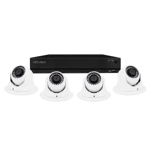 ESP SHDV4KD4W2TB HDview 4MP Super HD 4 Channel 2TB 4x White Dome Camera Kit