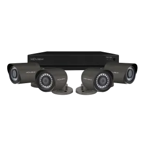 ESP SHDV8KB4G8TB HDview 4MP Super HD 8 Channel 8TB 4x Grey Bullet Camera Kit