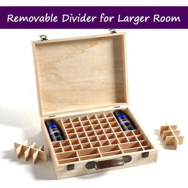 Essential Aromatherapy Oil Storage Box 70 LOTS