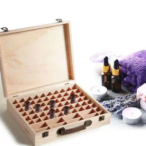 Essential Aromatherapy Oil Storage Box 70 LOTS