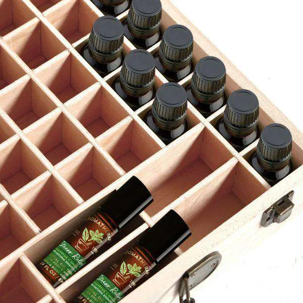 Essential Aromatherapy Oil Storage Box 70 LOTS