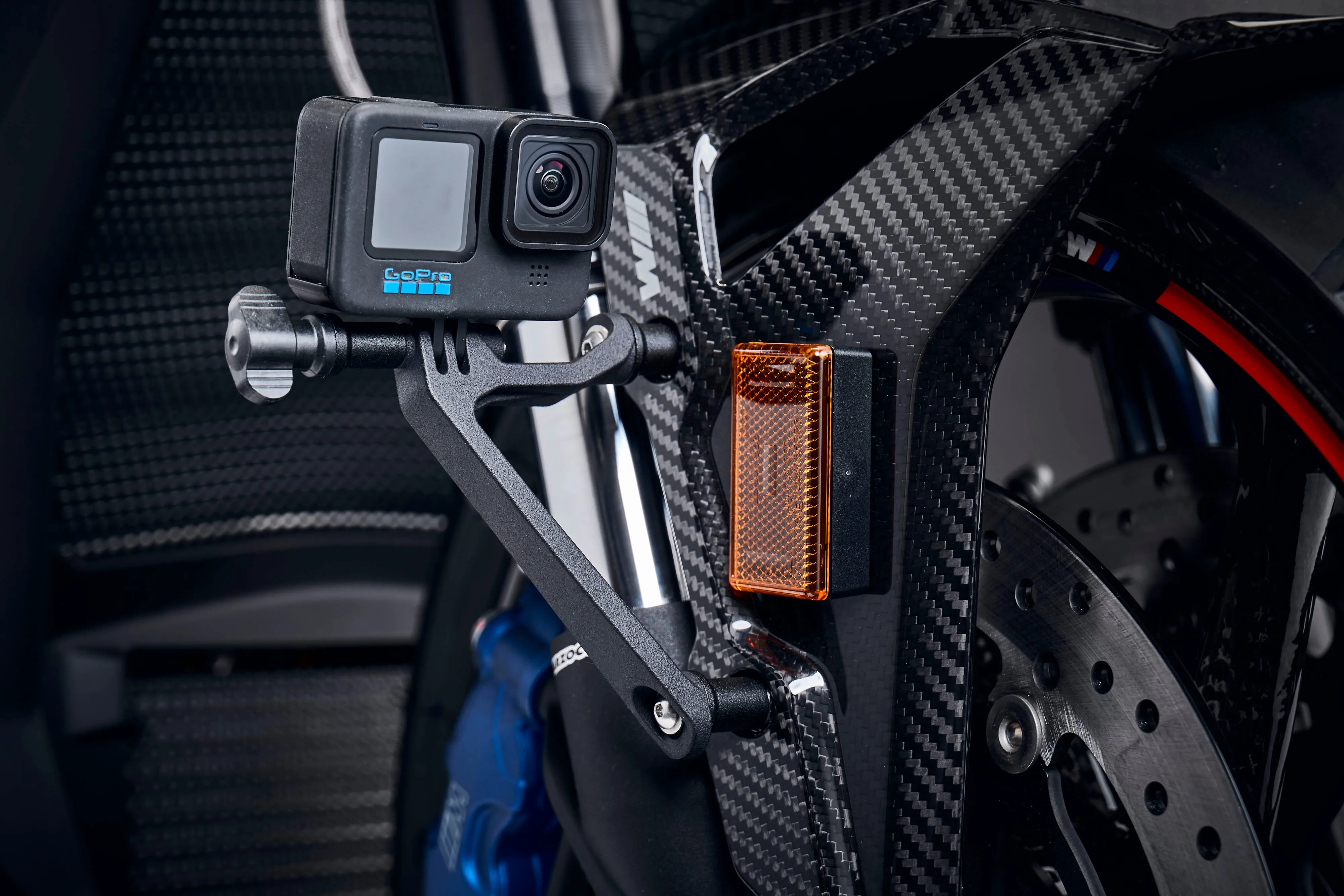 Evotech Action / Safety Camera Front Mudguard Mount - BMW S 1000 RR (2023-2024)