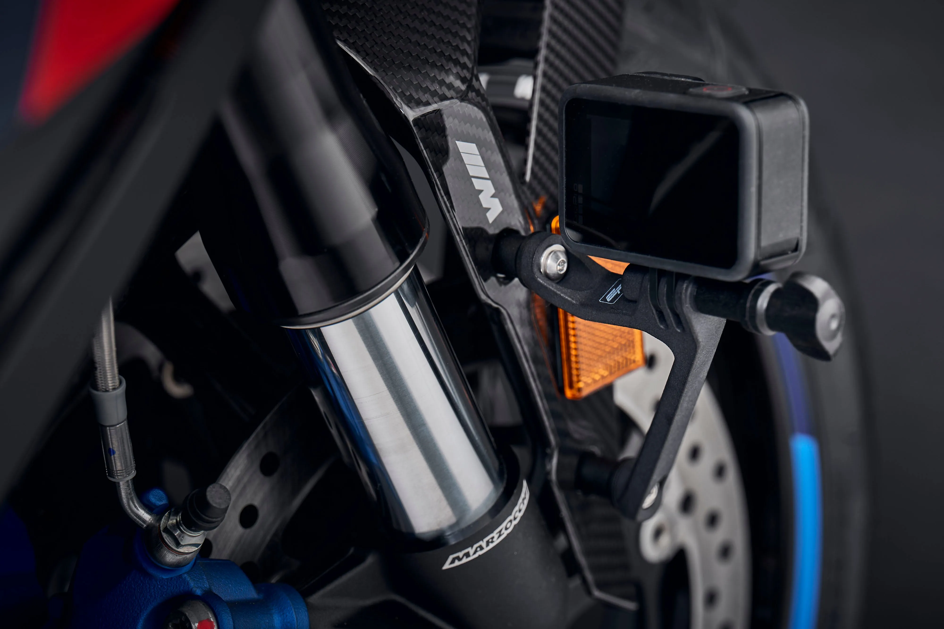 Evotech Action / Safety Camera Front Mudguard Mount - BMW S 1000 RR (2023-2024)