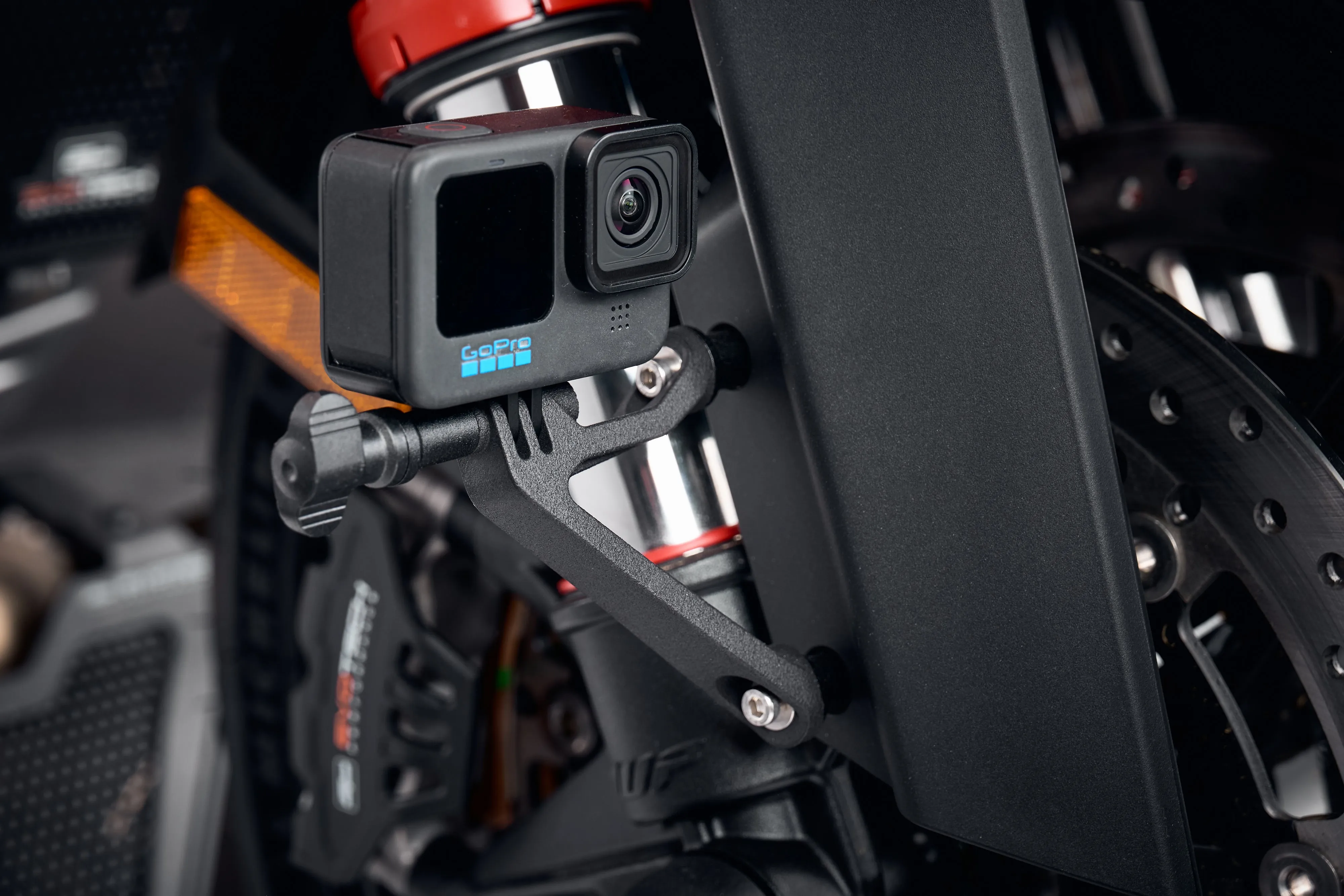 Evotech Action / Safety Camera Front Mudguard Mount - KTM 1390 Super Duke R (2024 )