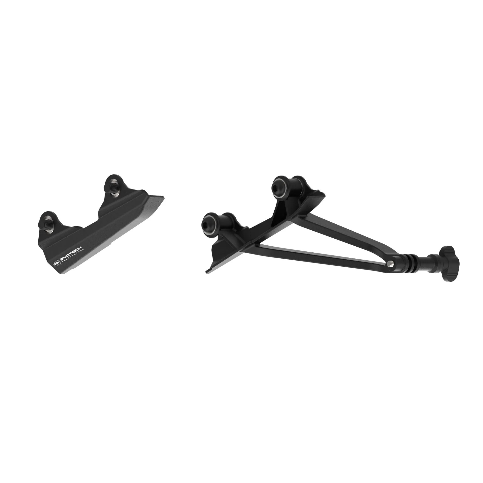 Evotech Footpeg Rear facing Action Camera / Pillion Peg Cover Mount  -  Triumph Street Triple 765 Moto2 Edition (2023 ) (Right-hand Side)