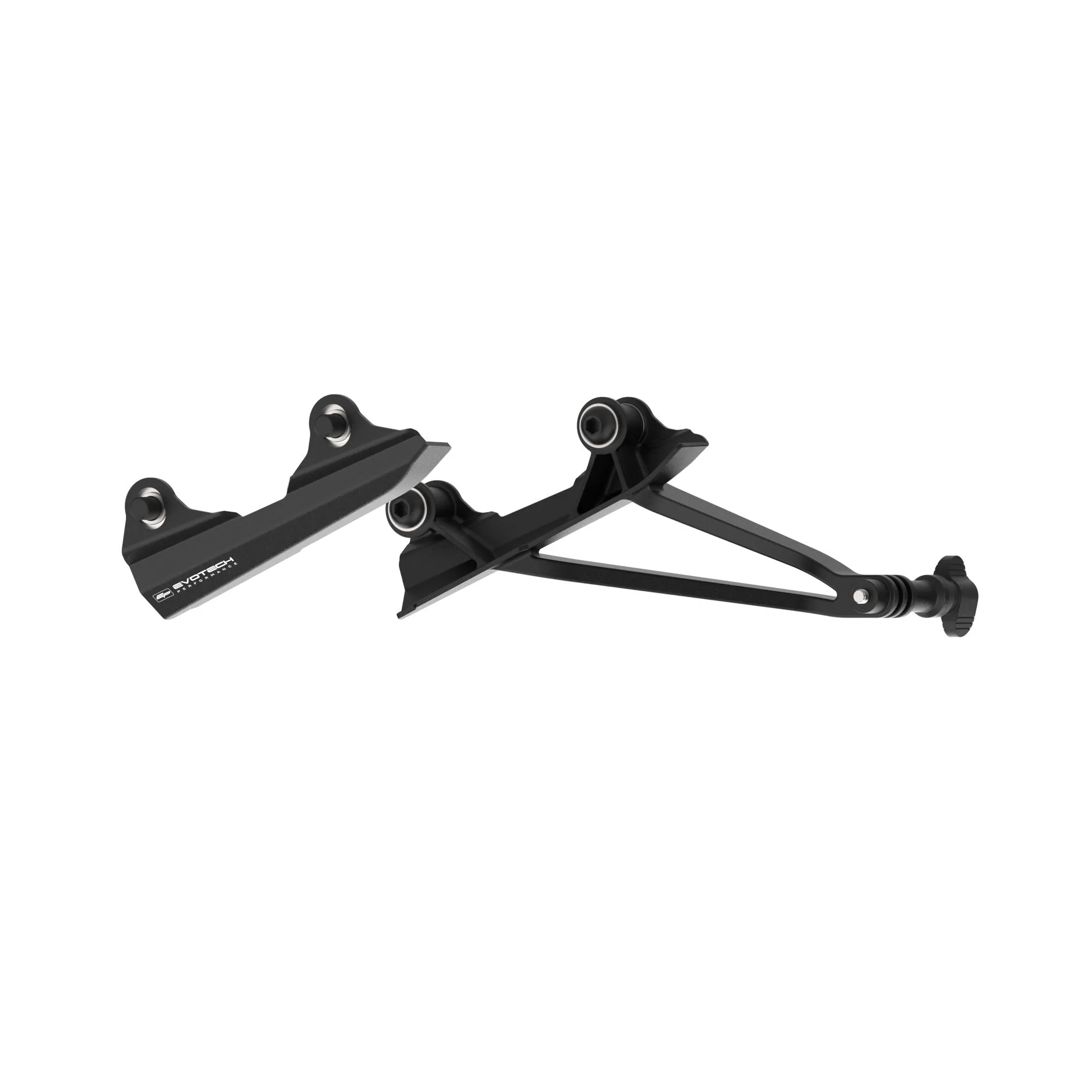 Evotech Footpeg Rear facing Action Camera / Pillion Peg Cover Mount  -  Triumph Street Triple 765 Moto2 Edition (2023 ) (Right-hand Side)