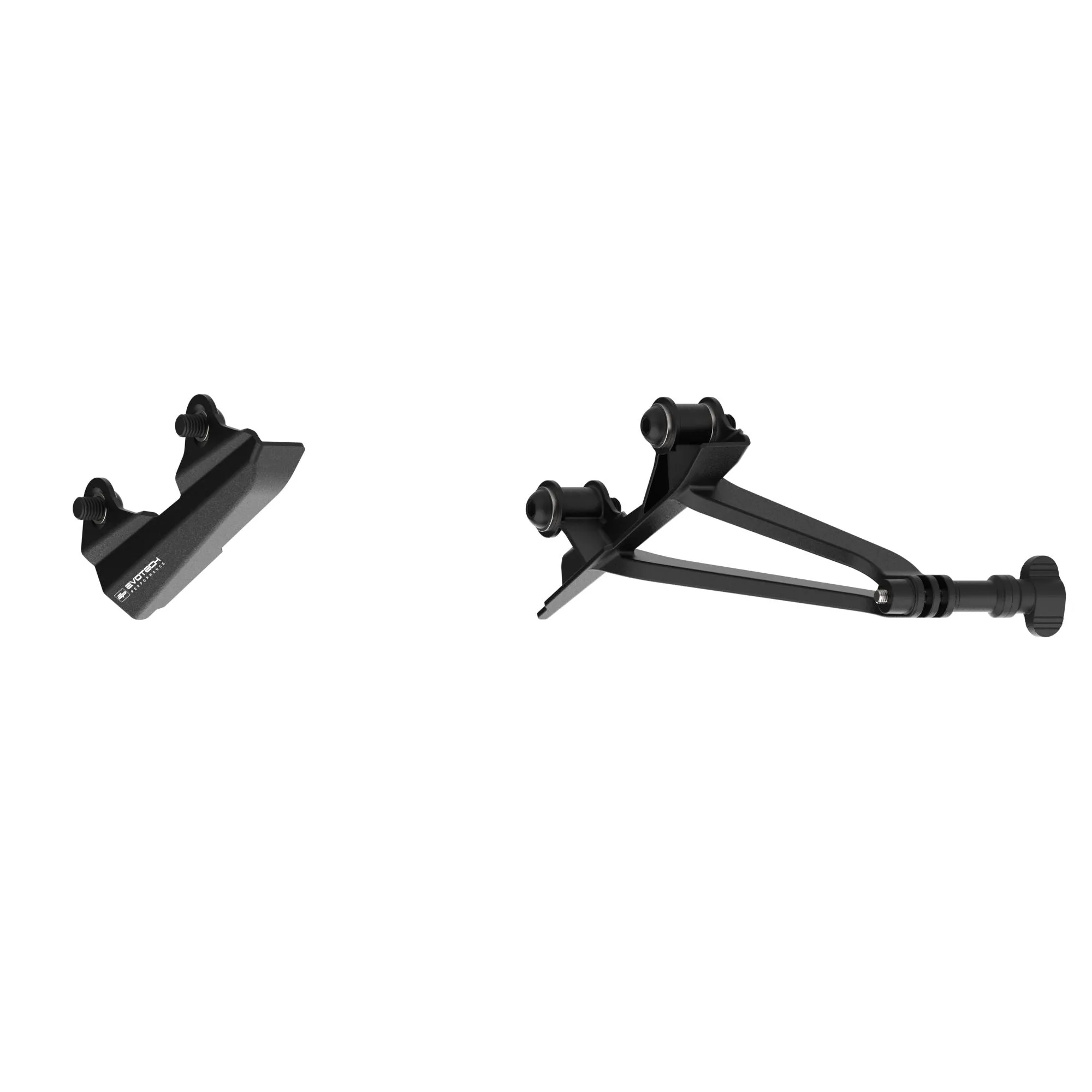Evotech Footpeg Rear facing Action Camera / Pillion Peg Cover Mount  -  Triumph Street Triple 765 Moto2 Edition (2023 ) (Right-hand Side)